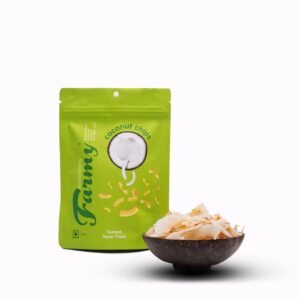 moms goodness coconut chips, 50 g | rich in fiber | gluten free | no cholesterol | kerala coconut chips